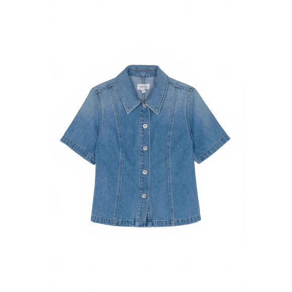 NEW PISTOLA cyndi denim shirt in palo alto - Picture 6 of 6